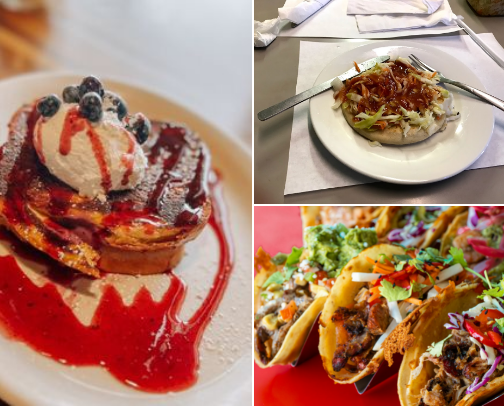 We love to eat! cover photo collage