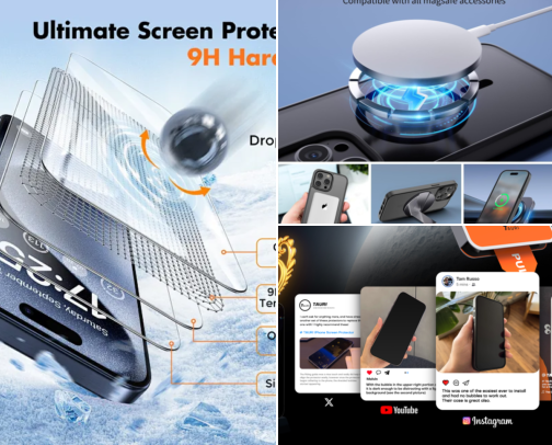 Best Affordable Smartphone Accessories on Amazon 📱 cover photo collage