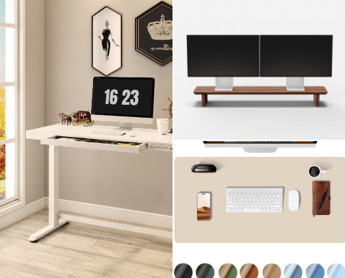 PC Gaming Build and Desk Setup cover photo collage