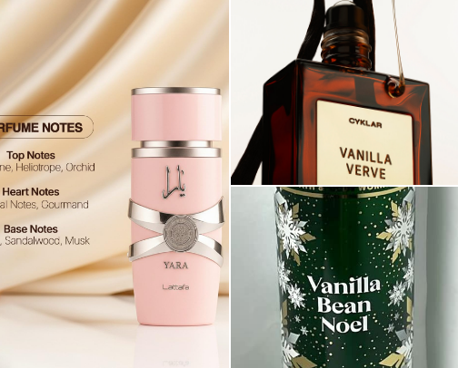 top scent recs cover photo collage