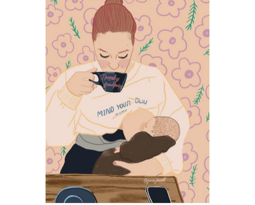 Essential for breastfeeding cover photo collage