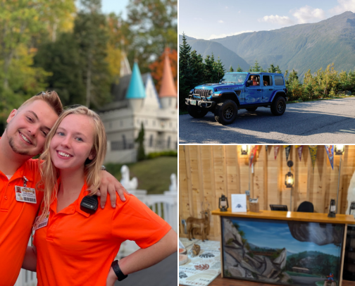 Visit the White Mountains of New Hampshire cover photo collage