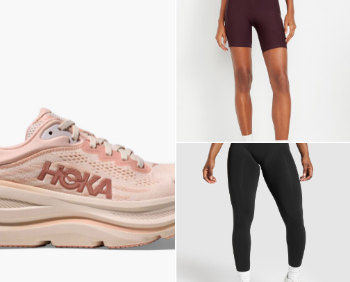 My favorite fitness clothes cover photo collage