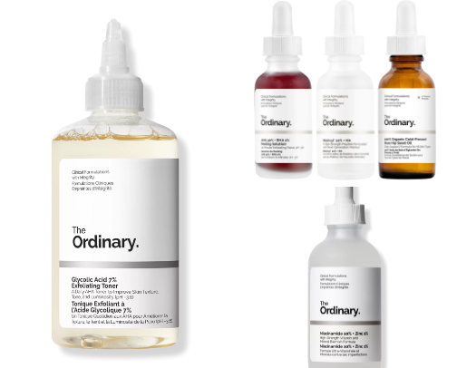 Ordinary Skin Care Line cover photo collage