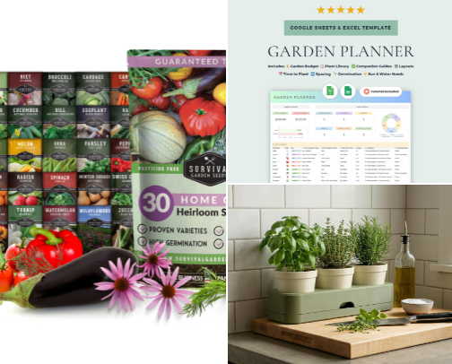 Home Garden Glow Up Essentials cover photo collage