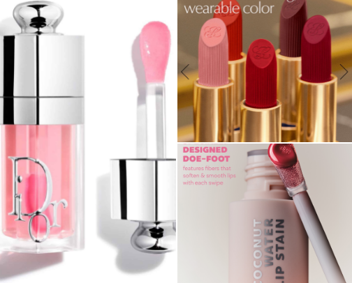 the best lip products🙌🏻 cover photo collage