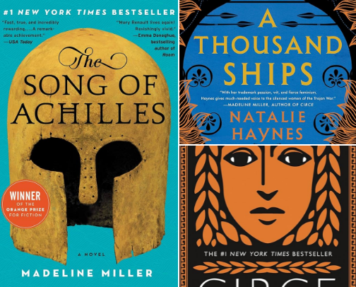 Mythology Retellings that are worth the read! cover photo collage
