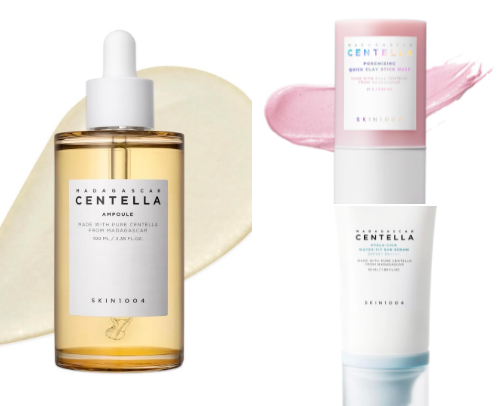 Centella skincare cover photo collage