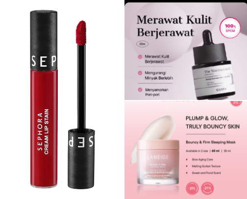 My favorite beauty recs cover photo collage