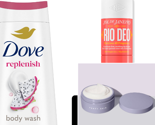 Gourmand shower routines 🍦🍨🧁 cover photo collage