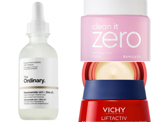 Beauty products 🎀 cover photo collage