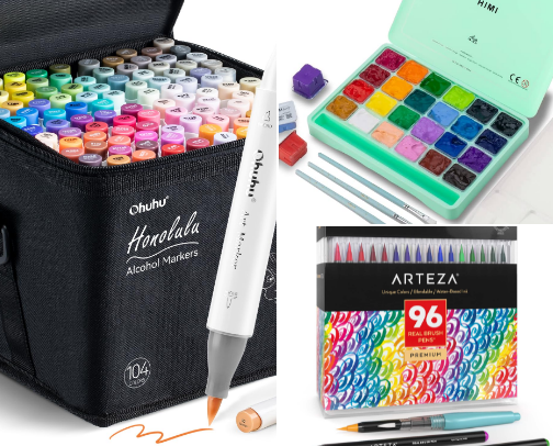 🎨 Affordable Art Tools That Feel Expensive cover photo collage