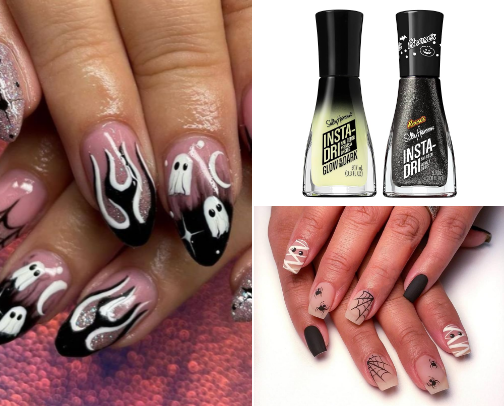 Halloween Nail Edit 💅 | Glam, Spooky & Cute cover photo collage