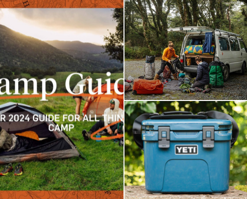 Camping & Outdoor Essentials for Family Adventures cover photo collage