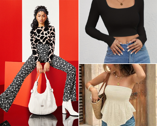 Fashion cover photo collage