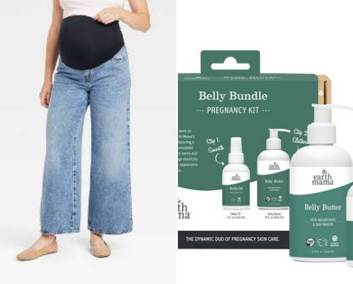 Maternity special clothes, skincare, and other essentials items to make mom’s life easier ✨my sister wore when she was pregnant 🤰 pregnancy doesn’t stop you from trying comfy pants cover photo collage