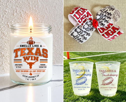 Cute, Coordinated and Completely Extra: The Tailgate Edition cover photo collage