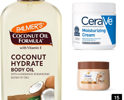 My favourite self care products cover photo collage