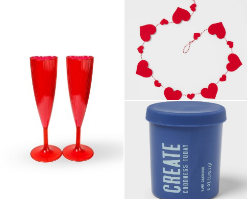 Galentines Day necessities cover photo collage