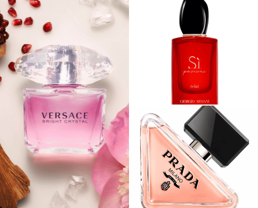 Parfumes cover photo collage