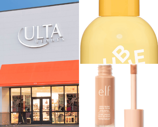 Face products cover photo collage