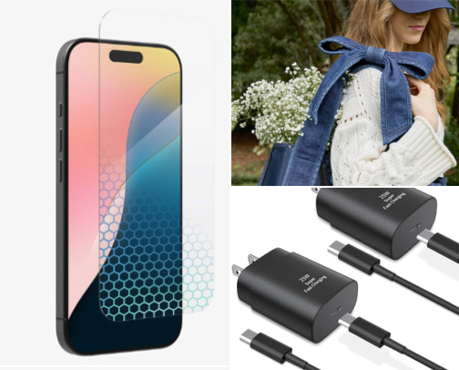 Phone accessories cover photo collage