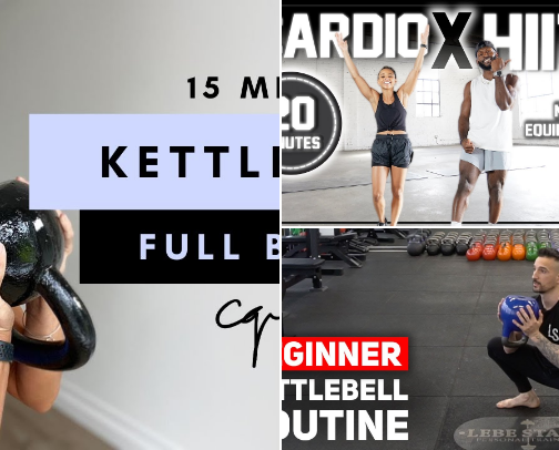 At home WORKOUTS when short on time. cover photo collage