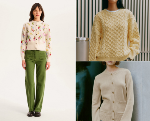 Early Harvest Knitwear for Fall cover photo collage