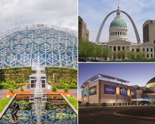 St. Louis: The Ultimate Itinerary cover photo collage