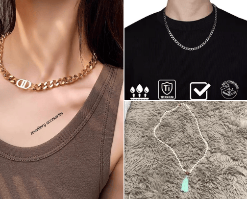 Jewelry wish list cover photo collage