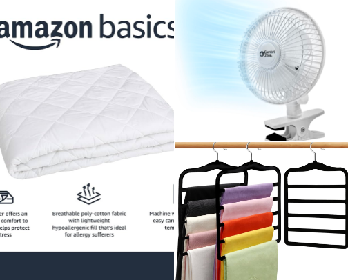 College dorm must haves cover photo collage