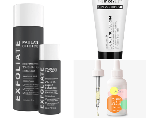 Skincare routine for acne prone skin🧖‍♀️ cover photo collage