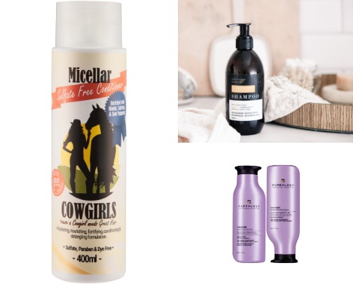 Hair must haves cover photo collage