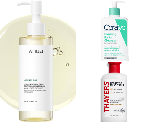 Skincare Routine cover photo collage