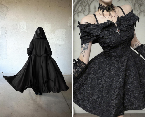 Gothic & Witch clothing cover photo collage