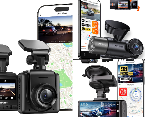 Top Rated Dash Cams 2025 cover photo collage