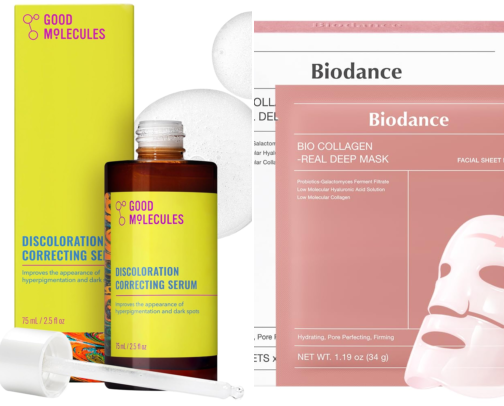 beauty products cover photo collage