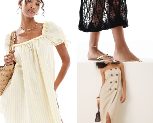 Summer wardrobe cover photo collage