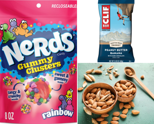 Hike Light with These Energy-Packed Snacks cover photo collage
