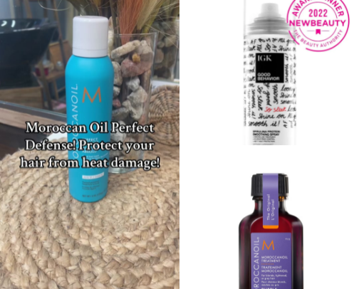 Hair Products cover photo collage