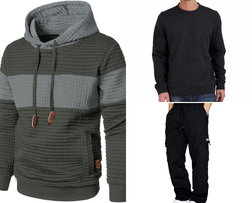 Men's Clothing and Accessories cover photo collage