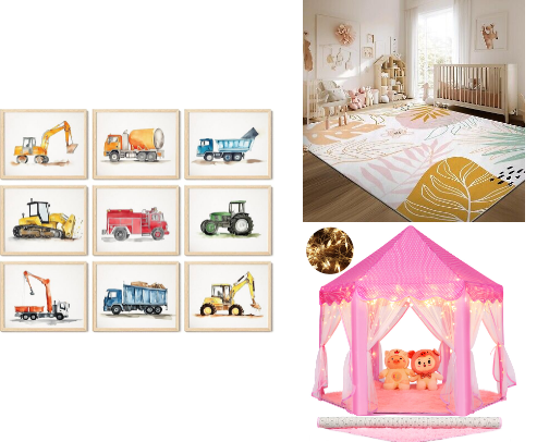Toddlers Bedroom cover photo collage