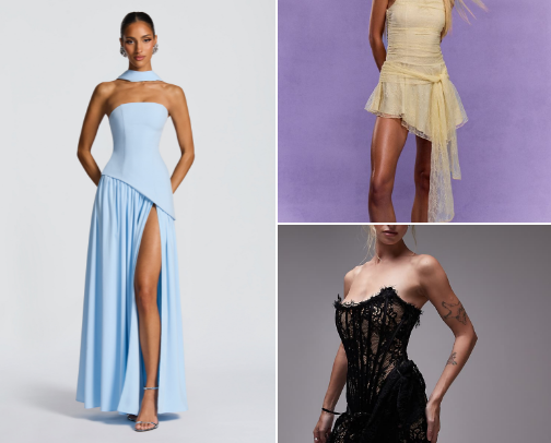 Something Stunning: Dresses for all occasions cover photo collage