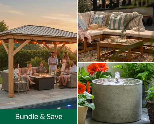 Beautiful yard! An oasis in your own yard! cover photo collage