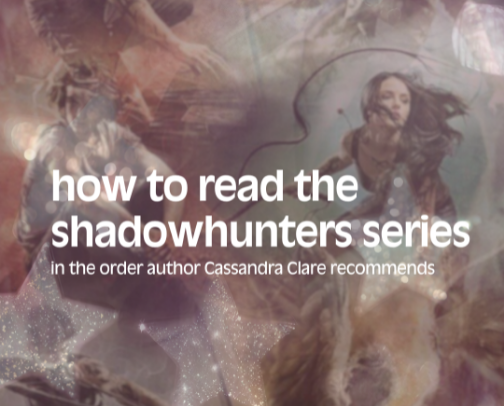 How to read the Shadowhunters series cover photo collage