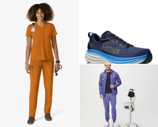 Scrubs and Accessories cover photo collage