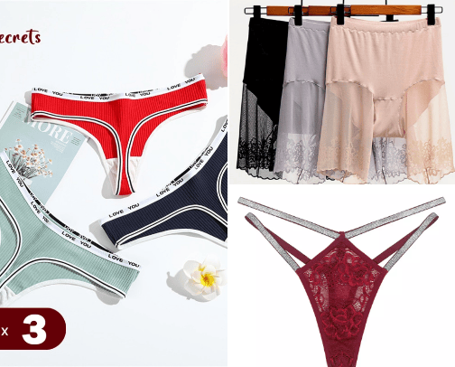 Underwear cover photo collage