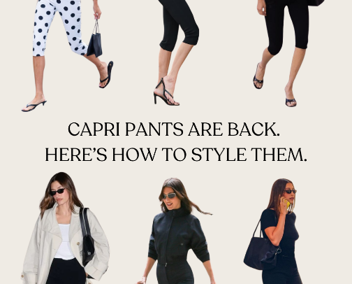 How to style capri pants in 2026 cover photo collage