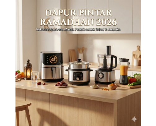 Rekomendasi Perangkat Dapur Pintar untuk Memudahkan Persiapan Sahur dan Buka Puasa cover photo collage