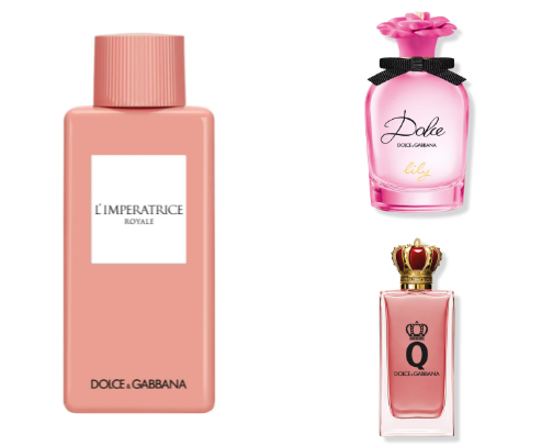 Dollce&Gabbana: Woman's Luxury Perfumes cover photo collage